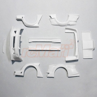 Garage Hiro GHA127 Aero Parts Set URAS Ver.2 for NISSAN GT-R R34 (KYOSHO MINI-Z Racer) (ไม่รวมบอดี้)