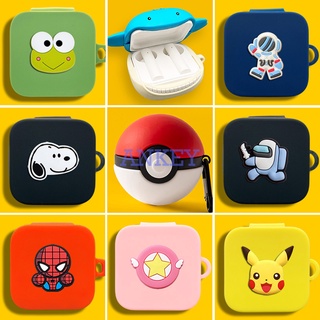 Xiaomi Air 2 SE / Mi True Wireless Earphones 2 Basic Cover Pokémon Cartoon Earphone Silicone Case Earbuds Waterproof Shockproof Soft Protective Headphone Cover Headset Skin with Hook