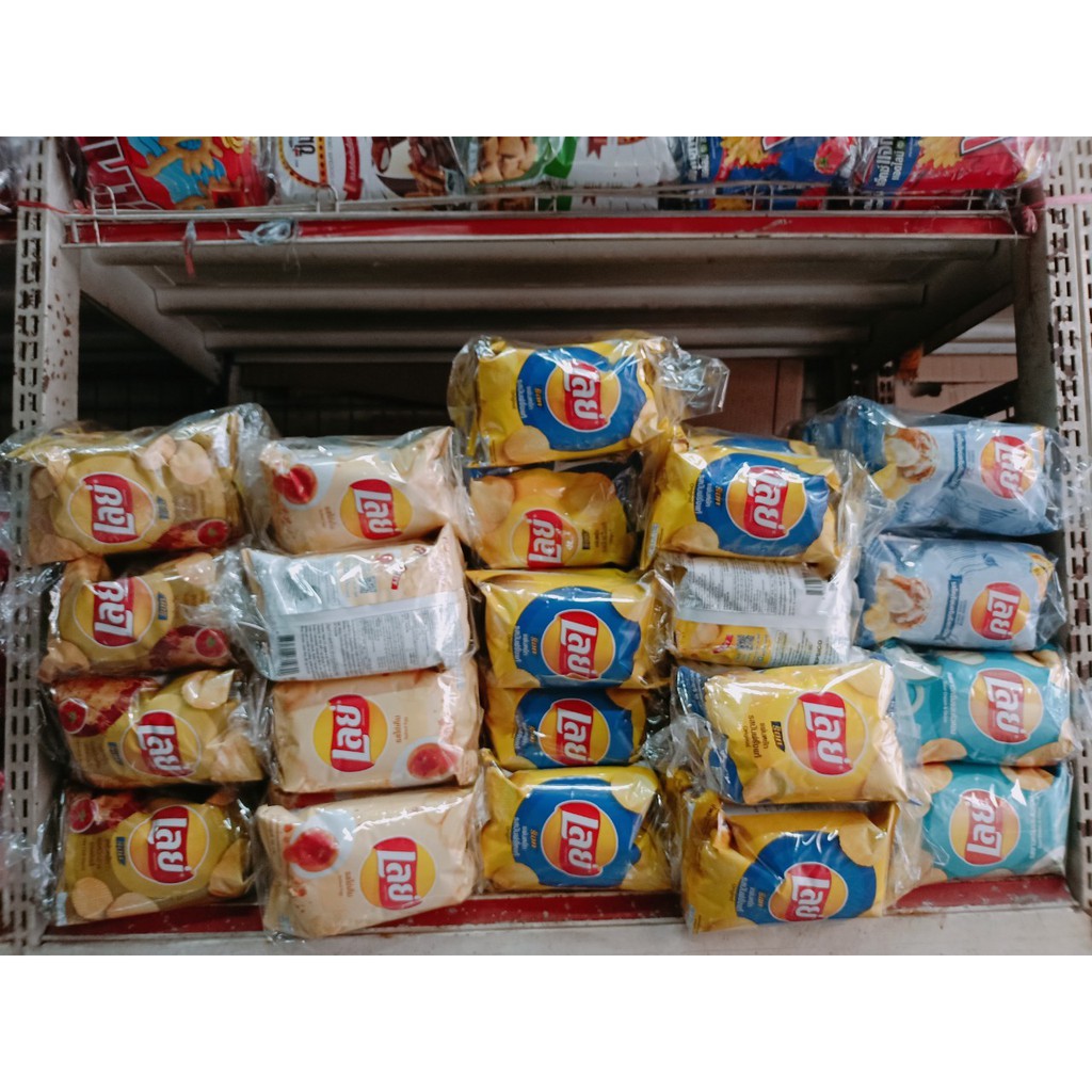 มันฝรั่งเลย์ 20 บาท เเพค 6 ซอง