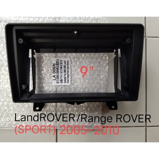 หน้ากากวิทยุLand-Rover/Range_Roverปี2005-2010สำหรับเปลี่ยนจอ android9"