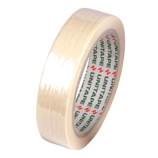 กระดาษกาวย่น แกน 3" 1"x25 y. ยูนิเทป Masking tape, 3 "1" x25 y. Uni tape