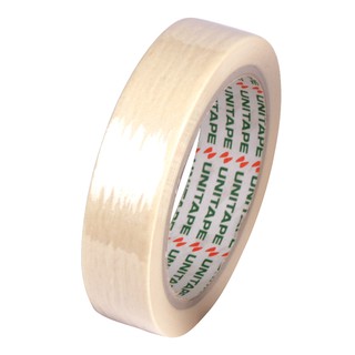 กระดาษกาวย่น แกน 3" 1"x25 y. ยูนิเทป Masking tape, 3 "1" x25 y. Uni tape