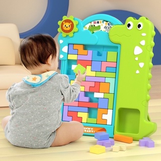 กระดานตัวต่อ crocodile tetris (crocodile) สุดยอดเกม Puzzle ของเล่น toys