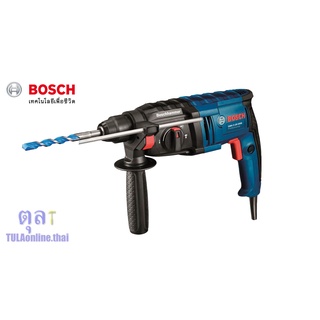 สว่านโรตารี่ BOSCH 720วัตต์ ระบบSDS Plus รุ่น GBH220 รับประกัน 6 เดือน พร้อมกล่องเก็บอุปกรณ์