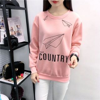 เสื้อแขนยาวสกรีน Country