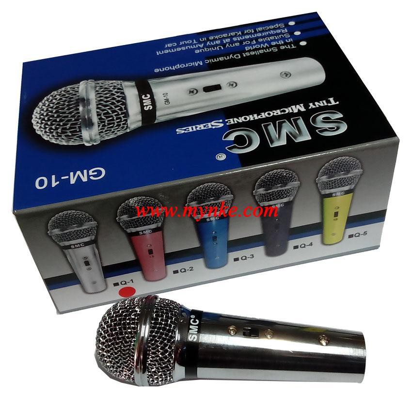 ไมค์จิ๋ว Microphone ไมค์พร้อมสาย ไมโครโฟน ร้องเพลง/พูด คาราโอเกะ Dynamic model ฺฺSMC Q1  SPEC - ไมค์กลอง  Frequency Resp