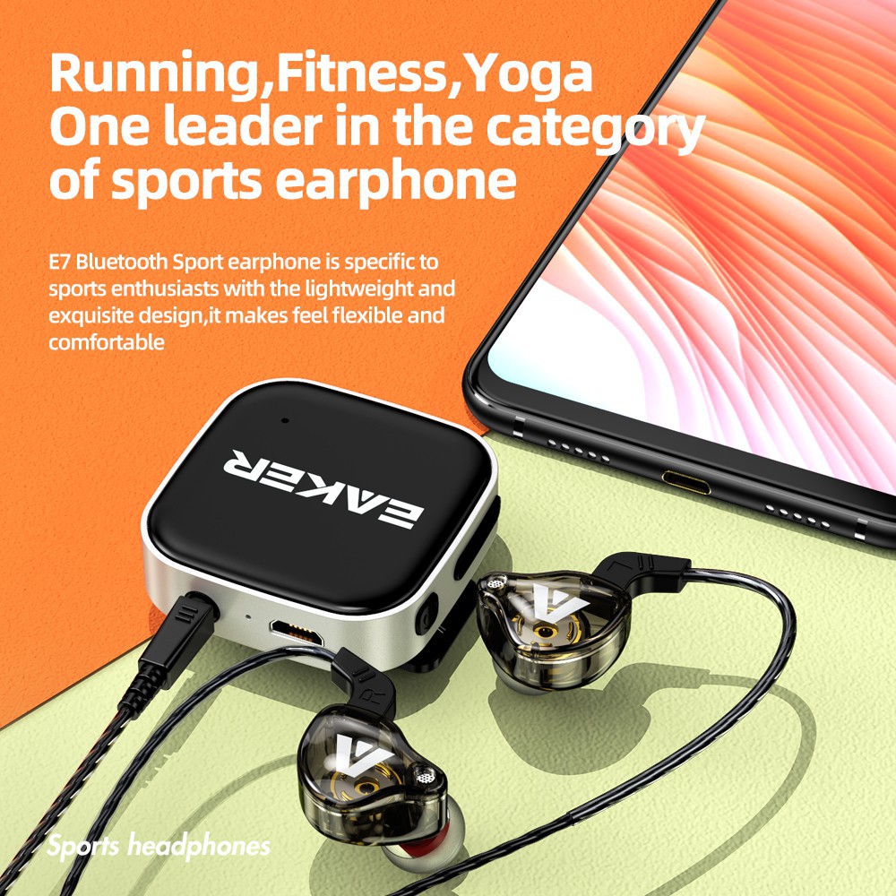 💕🎉พร้อมส่ง 🚚 EAKER Bluetooth Receiver 5.0 / Earphone ช่องเสียบ 3.5mm อุปกรณ์รับสัญญาณบลูทูธพร้อมหูฟั