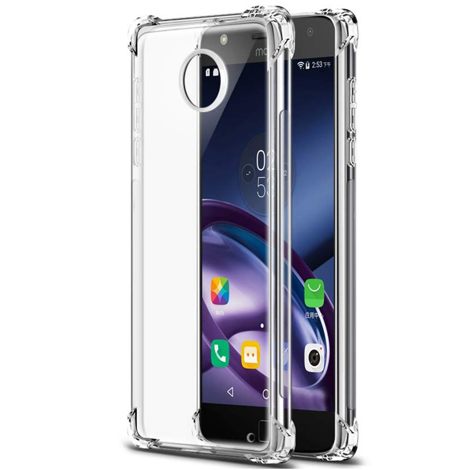 For Motorola Moto G10 G9 G E7 Power Stylus Play Edge S G6 E5 Play Plus Shockproof Clear Case