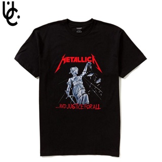 เสื้อยืดสีขาวเสื้อยืด ผ้าฝ้าย พิมพ์ลายการ์ตูนอนิเมะ Metallica สไตล์วินเทจ ย้อนยุค สําหรับผู้ชาย ผู้หญิง ไซซ์ 30sS-4XL