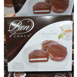 ecook ขนม บอน ช็อกโก โกโก้ พาย ชอกโกแลต ไส้ มาร์ชเแมลโลว์ bon choco cocoa marshmallow chocolate 12p 240g