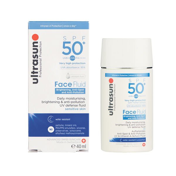 🇬🇧✈️ Ultrasun Face Fluid Bright & Anti-Poll SPF50+ (40ml) [Pre-Order]