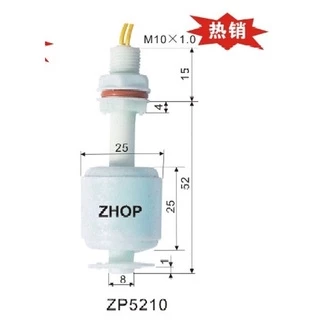สวิตซ์ลูกลอย วัดระดับน้ำแบบสวิตซ์ 52mm Water Level Sensor 52mm Plastic small float switch anti-corrosion
