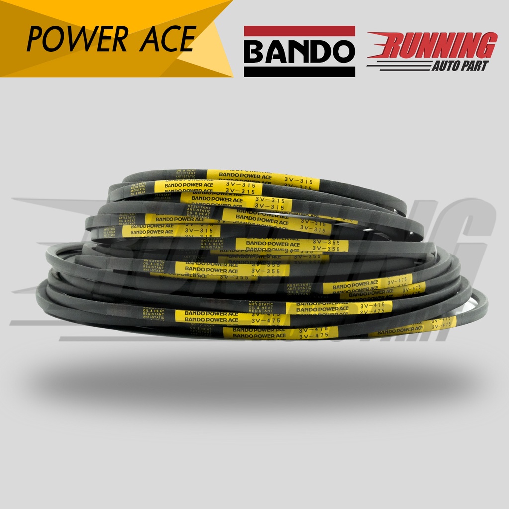 สายพานร่องลึก BANDO POWER ACE 3V500 3V520 3V530 3V560 3V600 3V630 3V670 3V700 3V710 3V750 3V800 3V85