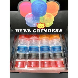 ขายส่ง Wholesale Plastic Grinders 60mm ที่บดสมุนไพร ขนาด 60มม ขายส่ง 24 ชิ้น Wholesale 24 pcs