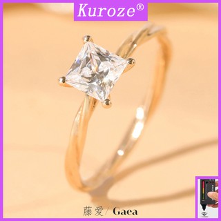 ( Gra ) Moissanite แหวนทอง 18 K สําหรับผู้หญิง