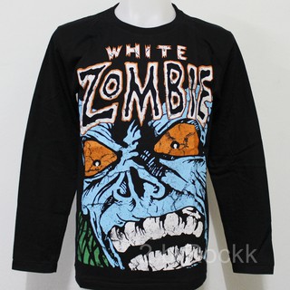 เสื้อวง White Zombie เสื้อยืด เสื้อ แขนยาว ไวต์ซอมบี size ยุโรป LW84