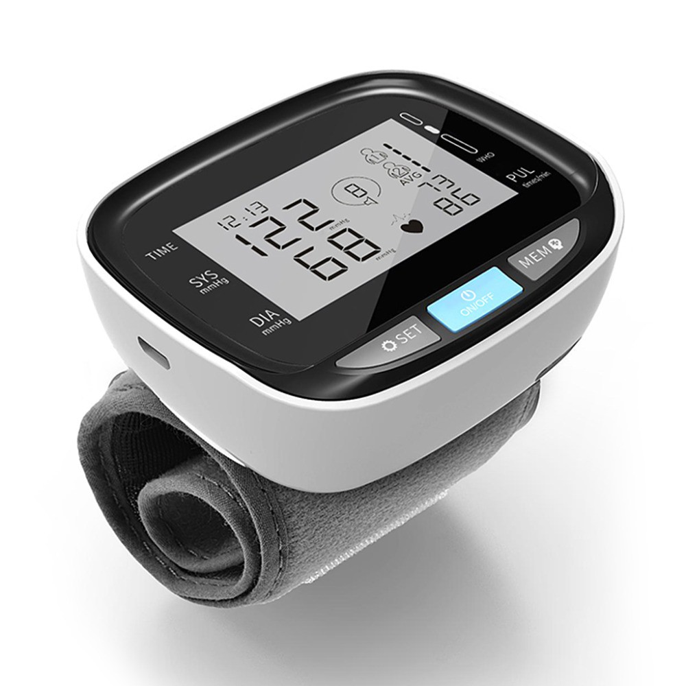 วัดความดัน อัตโนมัติ แบบดิจิตอล เครื่องวัดความดันโลหิต LCD Heart Rate PULSE Tonometer Sphygmomanometer - รูปที่ 4