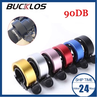 BUCKLOS กระดิ่งจักรยาน Loud Cycling Bell Alarm Clear Sound Mini Bike Bell อลูมิเนียมอัลลอยด์ที่มองไม่เห็นจักรยาน Handlebar Bell Ring