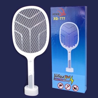 ไม้ตียุง 2in1 ตียุงได้ -ล่อยุง ล่อแมลงได้ Dual-Use Electric Mosquito Swatter