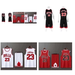 เสื้อบาส ชุดบาส ทีมBULLS เบอร์ 23 พร้อมส่ง