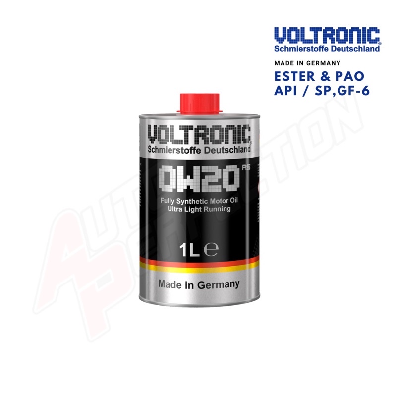 [รุ่นใหม่ล่าสุด] Voltronic Ultra Light Running 0w20 RS-R Fullysynthetic ขนาด 1ลิตร
