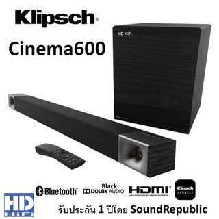 Klipsch Cinema600 Powered 3.1-channel sound bar/sub system with Bluetooth