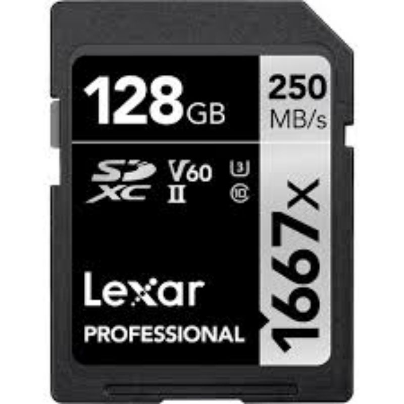 memori card lexar profesional sdxc128 gb v60
UHS-II 1667x #1