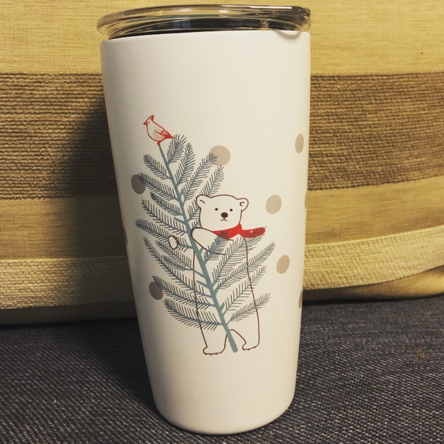 แก้วสตาบัค MiiR คอลคริสมาส2019 (มือ 2) ใช้ครั้งเดียว แถมถุงเกาหลี