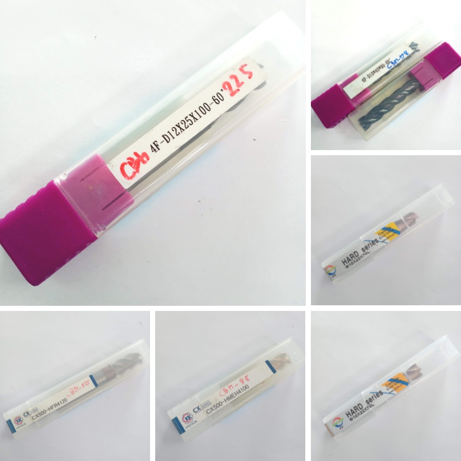 C.K.K/CBN/JJ ENDMILL CARBIDE 2F 4F D3.0 D6.0 D8.0 D10.0 D12.0สินค้าคุณภาพของแท้ 100 เปอร์เซ็น