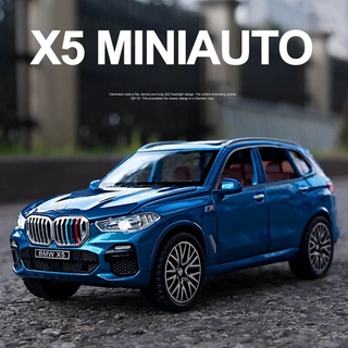 โมเดลรถยนต์ สเกล 1:32 BMW X5 โลหะ ของเล่น ของขวัญวันเกิด สําหรับเด็กผู้ชาย