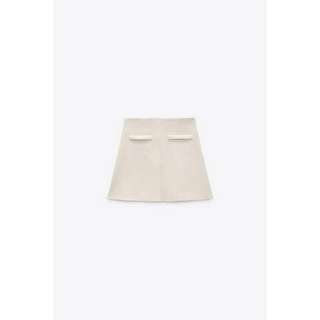 กระโปรงหนังกลับ ZARA FAUX SUEDE MINI SKIRT แท้