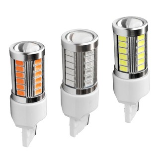 หลอดไฟเลี้ยว t 20 7440 w 21 w 33 smd 5730 5630 led แสงสีแดงสีเหลืองอําพันสําหรับรถยนต์ 2 ชิ้น