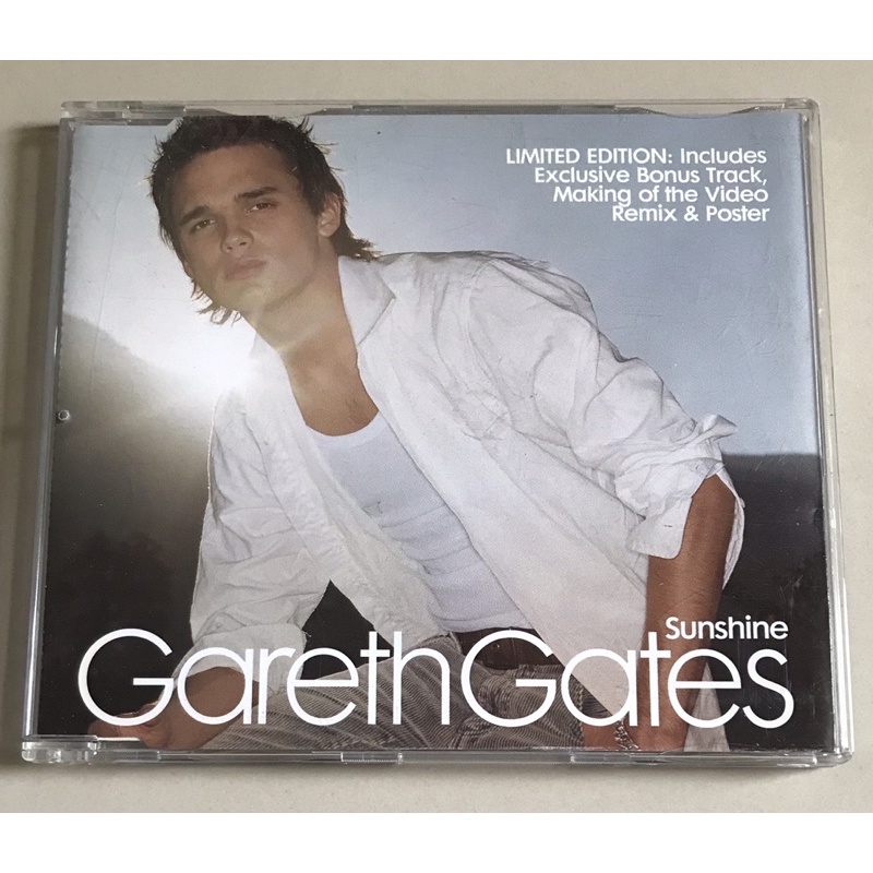 ซีดีซิงเกิ้ล ลิขสิทธิ์ มือ 2 สภาพดี...199 บาท “Gareth Gates” ซิงเกิ้ล "Sunshine"(UK CD2) แผ่นหายาก M