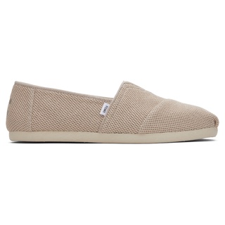 TOMS รองเท้าลำลองผู้ชาย สลิปออน รุ่น Alpargata Oxford Tan REPREVE Knit (B) รองเท้าลิขสิทธิ์แท้