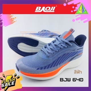 Baoji รุ่น BJW 640 รองเท้าผ้าใบ ผูกเชือก ใส่วิ่ง สำหรับ ผู้ชาย สำหรับออกกำลังกาย หรือสำหรับใส่ทำงาน ใส่เที่ยว น้ำหนักเบา