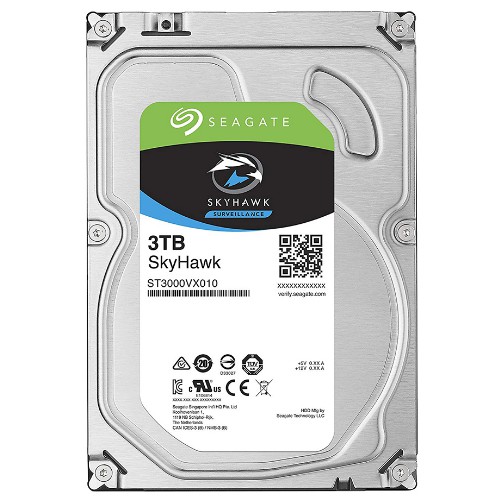 [ประกัน 3 ปี]  SEAGATE SKYHAWK  3TB #ออกใบกำกับภาษีได้ HARD DISK BARRACUDA  (ST3000VX010)