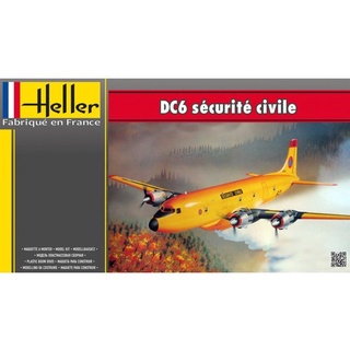 1/72 DC-6 built as service in Thai Airways come with TG decal Plastic model kit Heller #80330