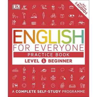 English for Everyone Practice Book Level 1 Beginner Paperback หนังสือใหม่ พร้อมส่ง