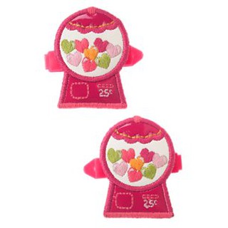 แท้ 100% จากอเมริกา พร้อมส่ง กิ๊บ Gymboree Heart Gumball Clip Two-Pack แพ็คคู่