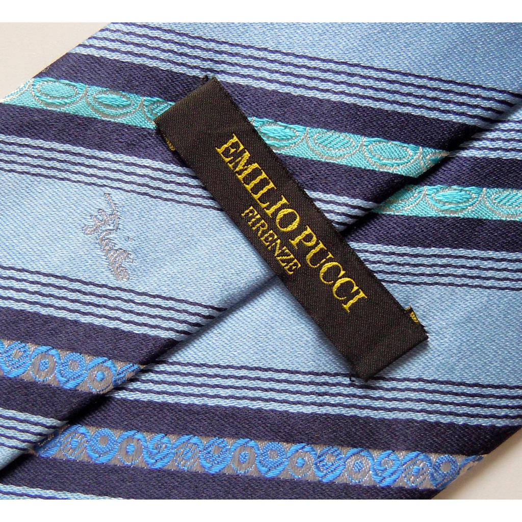 เนคไทแบรนด์เนม EMILIO PUCCI Men’s Necktie Made in Italy