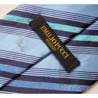 เนคไทแบรนด์เนม EMILIO PUCCI Men’s Necktie Made in Italy