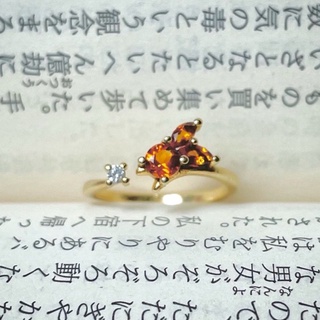 Golden Bunny gold plated sterling silver ring แหวนเงิน ชุบทอง รูปกระต่าย พลอยธรรมชาติ citrine (ซิทริน)