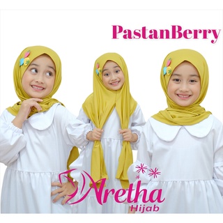 Pashmina Instant BERRY / PASHMINA ANAK BERRY ORI ARETHA