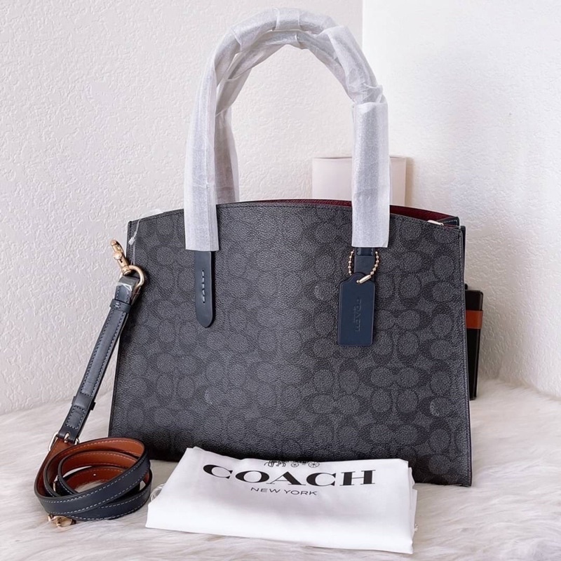 COACH CHARLIE CARRYALL IN SIGNATURE CANVAS #31210