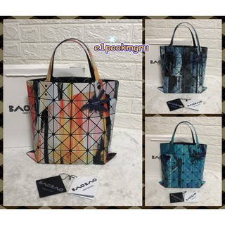 BAOBAO Issey Miyake Splash ink series，6x6 ข้อกำหนด，Tote bag， ถุงสิริ