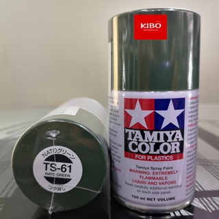 สีสเปรย์ทามิย่า Tamiya TS-61 nato green 100ml สีเขียวนาโต้