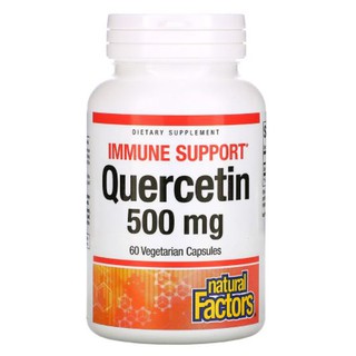 Natural Factors, Quercetin, 500 mg [ 60 Vegetarian Capsules ] now Foods Quercetin with Bromelain, MRM Quercetin