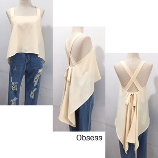 Cross back bow top