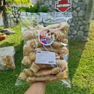 Dogfin กระดูกผูกสีธรรมชาติ 500g. และ 1 กิโลกรัม เกรด B