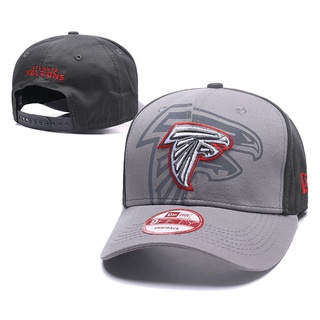 NFL Atlanta Falcons หมวกเบสบอลแฟชั่นสำหรับผู้ชายและผู้หญิงกลางแจ้งปรับกีฬาหมวกกันแดด